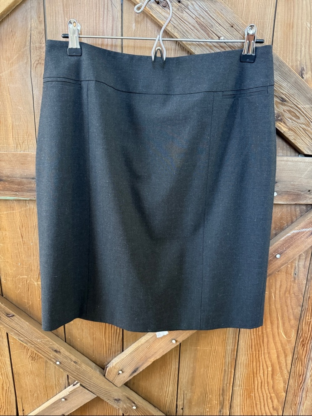 Halogen Black Classic Pencil Skirt